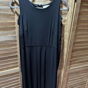 LOFT Black Maxi Dress